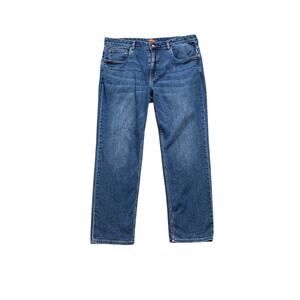 Tommy Bahama Jeans Mens 38 Blue Boracay Straight Cotton Lyocell Blend Stretch